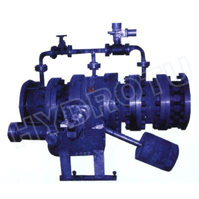 China DN300 - 2600 mm Hydraulic counter weight Flanged Globe Valve / spherical Valve /Ball Valve for sale