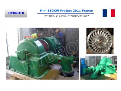 China Água da turbina de Turgo do impulso principal médio turbina da hidro/Turgo com gerador síncrono à venda