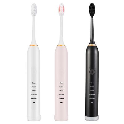 China Fashion.eco-friendly Sonic Hair USB Toothbrush Adult Soft Rechargeable Waterproof Dental Toothbrush 5 Speed ​​Vibration Household Oral Care for sale