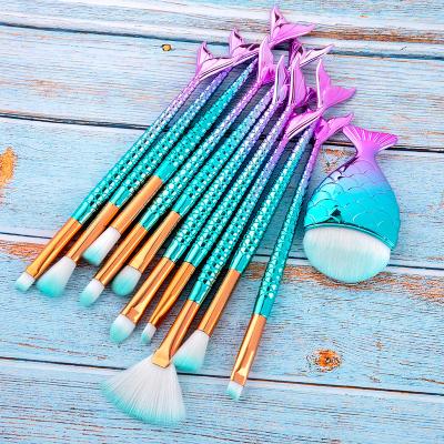 China 2021 Popular Makeup Brush Angular Blush High Quality Soft Makeup Brush Set Makeup Brush 11pcs Forward Kit for sale