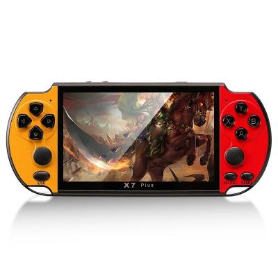 China X7 plus handheld game console 5.1 inch HD interview MP5 player 8G 10000 games pocket station new 5.1