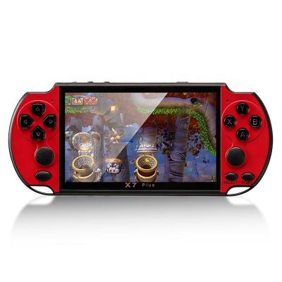 China 2022 New Style X7 Plus 4.3 Inch HD Screen Retro Handheld Video Game Console Handheld Game Machine Box 4.3