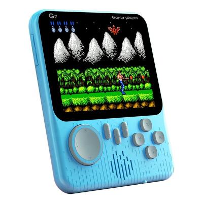 China G7 Retro Support Multi Players Handheld Game Player 3.5 Inch Game Console Built In 600 Games Classic Handheld Console for sale