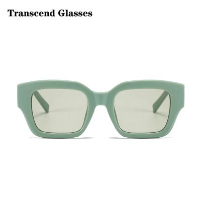 China Luxury Retro Fashion Sun Glasses Frame Oversized Square Sunglasses For Men And Women Costom Sun Glasses for sale