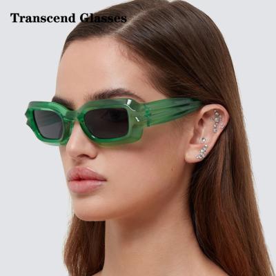 China Fashion Sunglasses 2022 New Luxury Vintage Sunglasses Women and Men Shape 3D Eyeglass Square Small Sun Glasses for sale