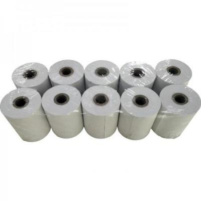 China Thermal Printer Single POS Thermal Paper White Soft Roll For Thermal Label Printer 57mmx12m Or Customized for sale