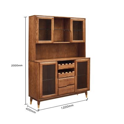 China China Supplier Modern Home Furniture Living Room Storage Luxury Glass Display Wine Cabinet for sale