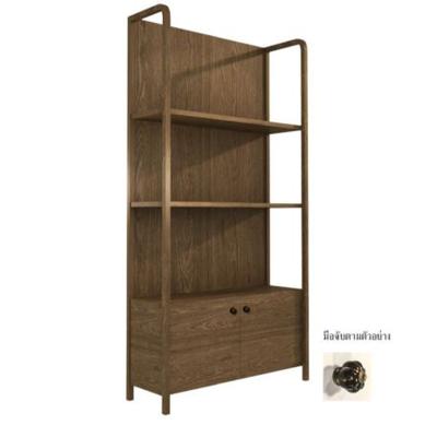 China modern living room bookshelf solid wood bookcase for sale