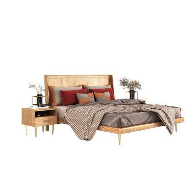 China Modern Hotel Furniture Set Modern Bedroom Furniture Simple Design Wooden Bed for sale