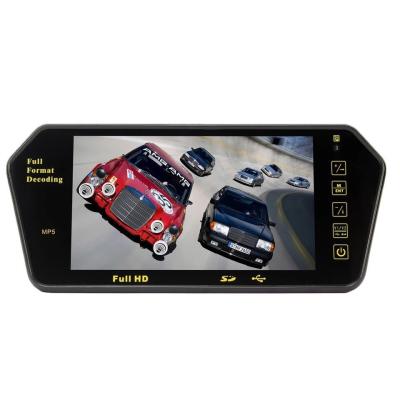 China HD USB Bluetooth Car Rear View Mirror Monitor Reversing Back Sight Surveillance for sale