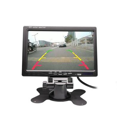 Chine TFT HD 7 entrée-vidéo de manière du moniteur 4 de Rearview de pouce avec l'écran divisé de quadruple à vendre