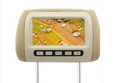 China De beige Monitor van TV van Seat van de Kleurenauto, de Draagbare Dubbele AV Input van Hoofdsteunmonitors Te koop