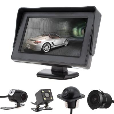 China Universeel Auto Rearview LCD het Signaalformaat van de Monitor300cd/m2 Hoog Helderheid NTSC Te koop