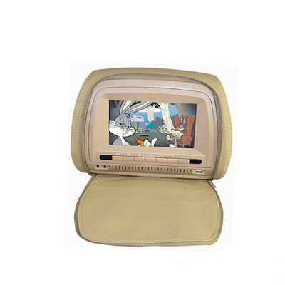 China Universal 9 Inch Headrest DVD Player ABS Material Type Built In 2 Speakers for sale