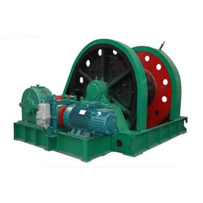 China AUTO Best Sell 1300m Rope Capacity Rope Winch Shaft Descent Winch Used in Coal Mine Power Winch for sale