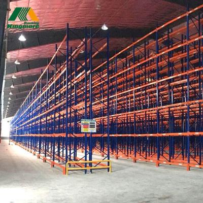 China Corrosion Protection Roll Shaped Steel Structure Warehouse Q235B Pallet Storage Racking for sale