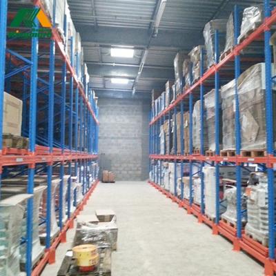 China RAL Appearance System Warehouse Storage Rustproof Elegant Metal Steel Push Back Racking for sale