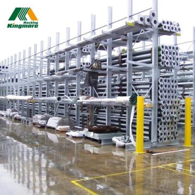 China Corrosion Protection Warehouse Storage Single Sided And Double Sided Heavy Duty Structural Cantilever Racking for sale