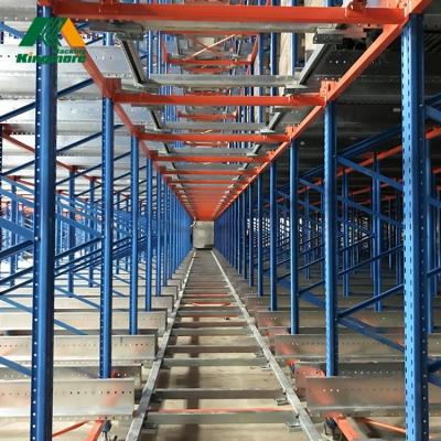 China Corrosion Protection Heavy Duty Four Way Warehouse Storage Racking Shuttle Automated Retrieval System for sale