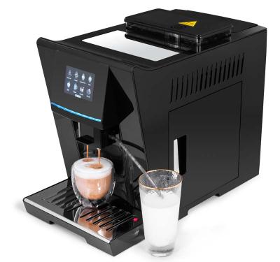 China LB-CM-S8 3D Automatic Design Touch Screen Display Professional Automatic Espresso Coffee Machine for sale