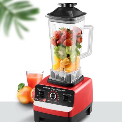 China 2021 New Pure Copper Motor Peak Mixer 2L 1500w Silver Multifunctional Commercial Powerful Smoothie Blender for sale