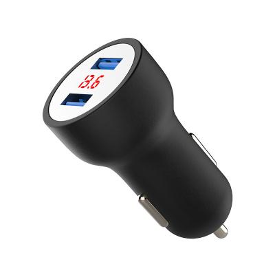 China High Quality Mobile Phone/Factory Ipad/Camera/PDA/MP3 Dual 5V 3.1A Voltmeter Auto Car Charger USB Phone For iPhone Samsung for sale