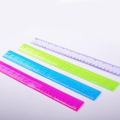 China Kids flexy factory school and office ruller direct assorted color 12 inch flexible ruler for kids for sale