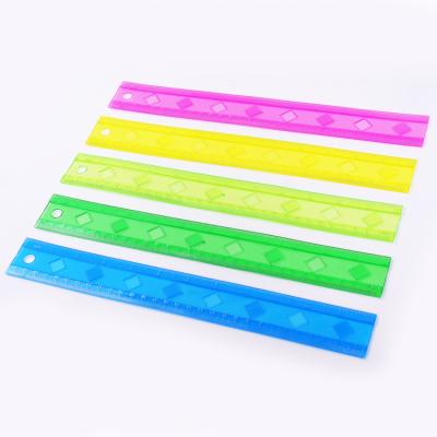 China Stationery 30cm Flexible Transparent Flexible School and Office Stationery Government Supply Factory Price Ruler for sale