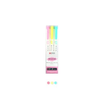 China office & Water-based School Markers Colorful Light Resistance Custom Marker Highlighter Bar Pen for sale