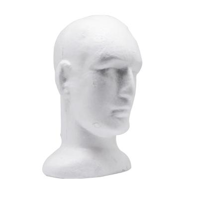 China Other Wig Head Display 29cm Foam Styrofoam Man Model Mannequin For Glass Head Manufacturers EPS for sale