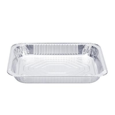 China Bakery Shop Aluminum Tray Tray Takeaway Food Container Foil for sale