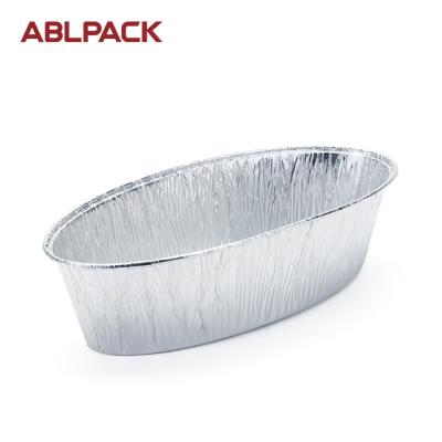 China 2850ML Food Molds Pizza Tray Pie Pan Foil Dish With Lids Aluminum Foil Around Healthy Disposable Container Baking Packaging for sale