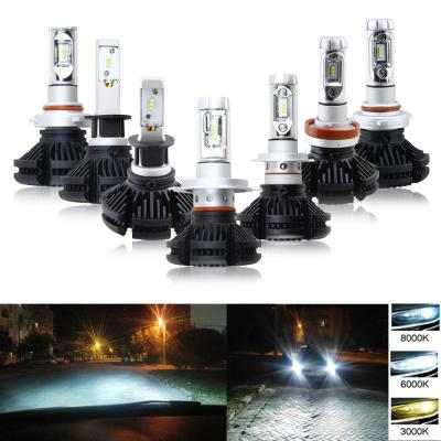 China Stable quality aluminum 50w 6000lumen h7 x3 led headlight bulbs for trucks for sale