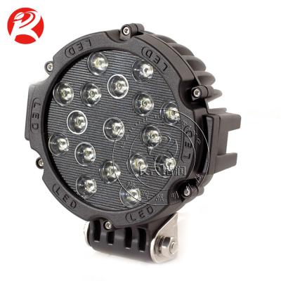 China Diecast aluminum housing led offroad light for car 51w offroad lights led farol led 51w for sale