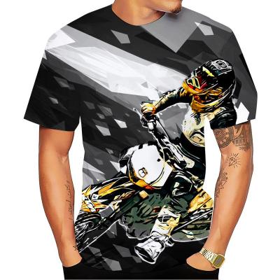 China 2022 Anti-wrinkle men's T-shirts men printed custom t-shirt motocross t-shirt t-shirt stylish short sleeve printed anime apparel MT for sale