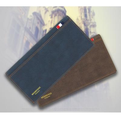 China Men's Slim Purse Men's Purse Men's Wallet PU Long Money Bag Waterproof National Leather Huge Capacity for sale