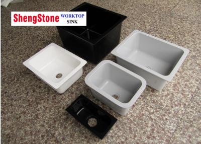 China Flat Edge Epoxy Resin Sink Laboratory Furniture Small Lab Sink Color Customized for sale