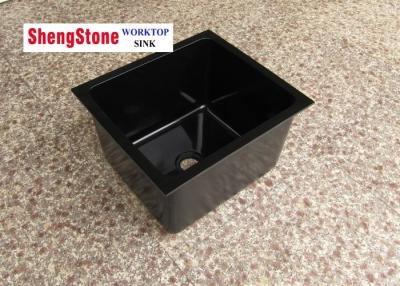 China Custom Epoxy Resin Lab Sinks / Black Resin Sink High Temperature Resistant for sale