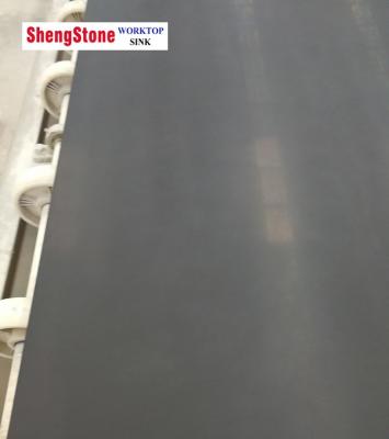 China 19 Mm Thickness Epoxy Resin Slabs Black Color For Lab WorkTop , Matte Surface for sale