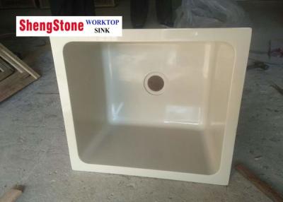 China Long Term Durability Scientific Lab Furniture White Resin Sink With Multi Size for sale