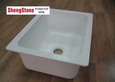 China Laboratory Acid Resistant Lab Sink White Color 430*380*285mm Internal Size for sale