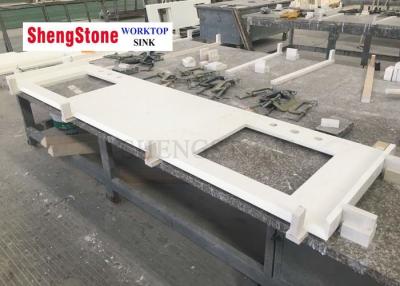 China High Hardness Glass Vanity Countertops / Worktops Nano Microlite Materials Size Custom for sale