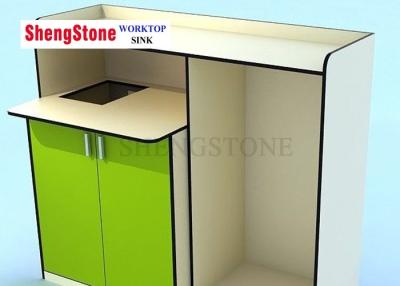 China Corrosion Resistant White Phenolic Resin HPL Cabinet And Table Customized Color for High school,Hospital for sale