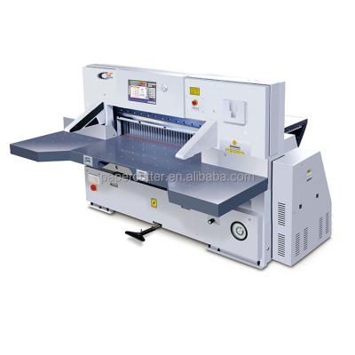 China Factory Program Control Automatic Hydraulic Double Guide Paper Cutter Guillotine (QZYK1150DH-10) for sale