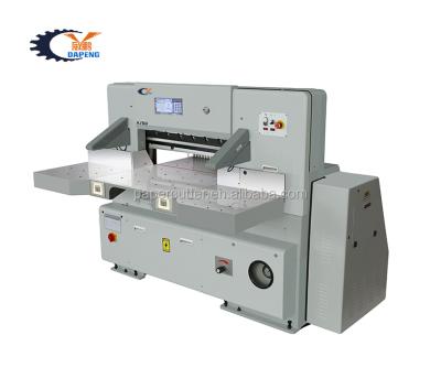 China QZK780DH-10 Factory Single Touch Screen Hydraulic Paper Cutter Machine for sale