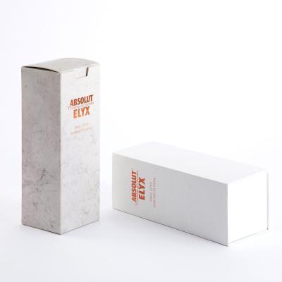 China Recycled Materials Perfume Cards Case Cardboard Paper Cardboard Custom Folded Cosmetic Perfume Box for sale