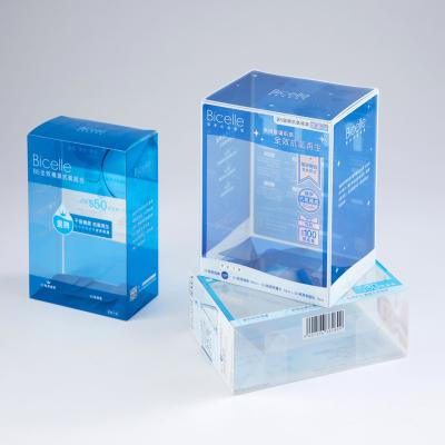 China Custom Skin Care Materials Color Print Recycled Plastic PVC PP PET Packaging Clear Display Box Set for sale