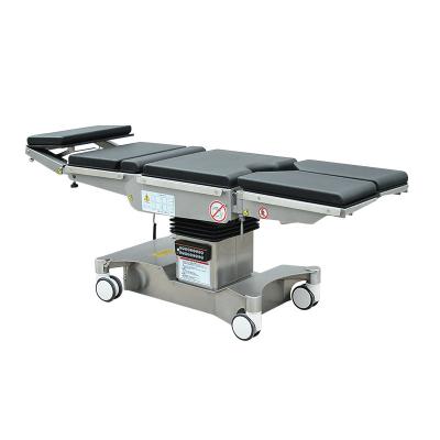 China Electric Surgical Metal Operating Tables Medical Operating Bed For Operating Room for sale