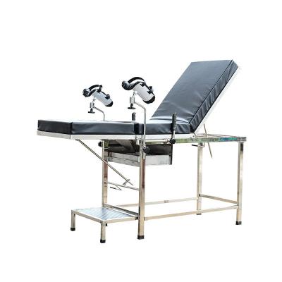 China Frame Made Of Stainless Steel Gynecologist Simple Step OB Gyn Table Examination Delivery Room Instrument Operation Medical Table for sale