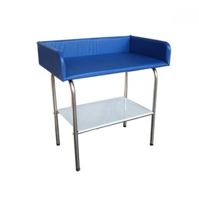 China Infant Nursing Clinic Metal Baby Examination Changing Wrapping Table for sale